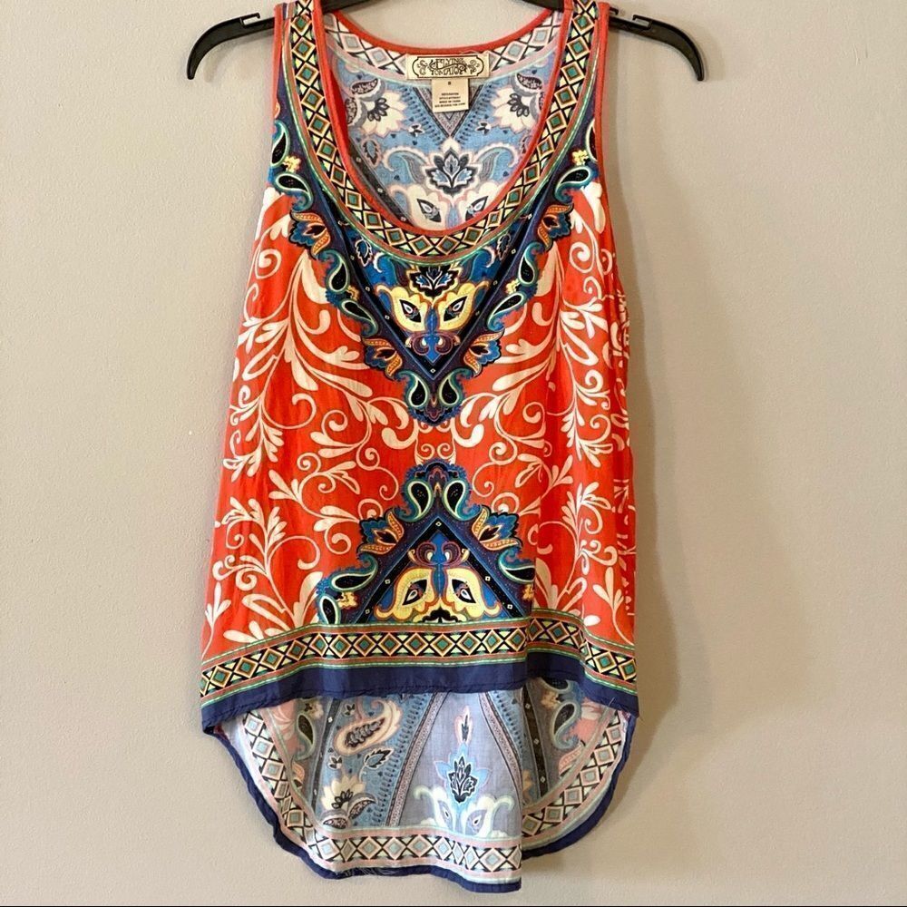 Flying Tomato High Low Racerback Tank Top. Sz Small